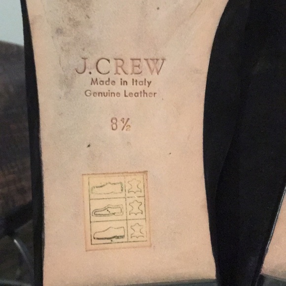 Jcrew black suede loafers - size 8.5 - Picture 6 of 7